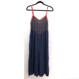 Anthropologie Wide Leg Cropped Jumpsuit